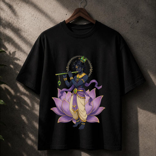 Lotus Krishna T-Shirt