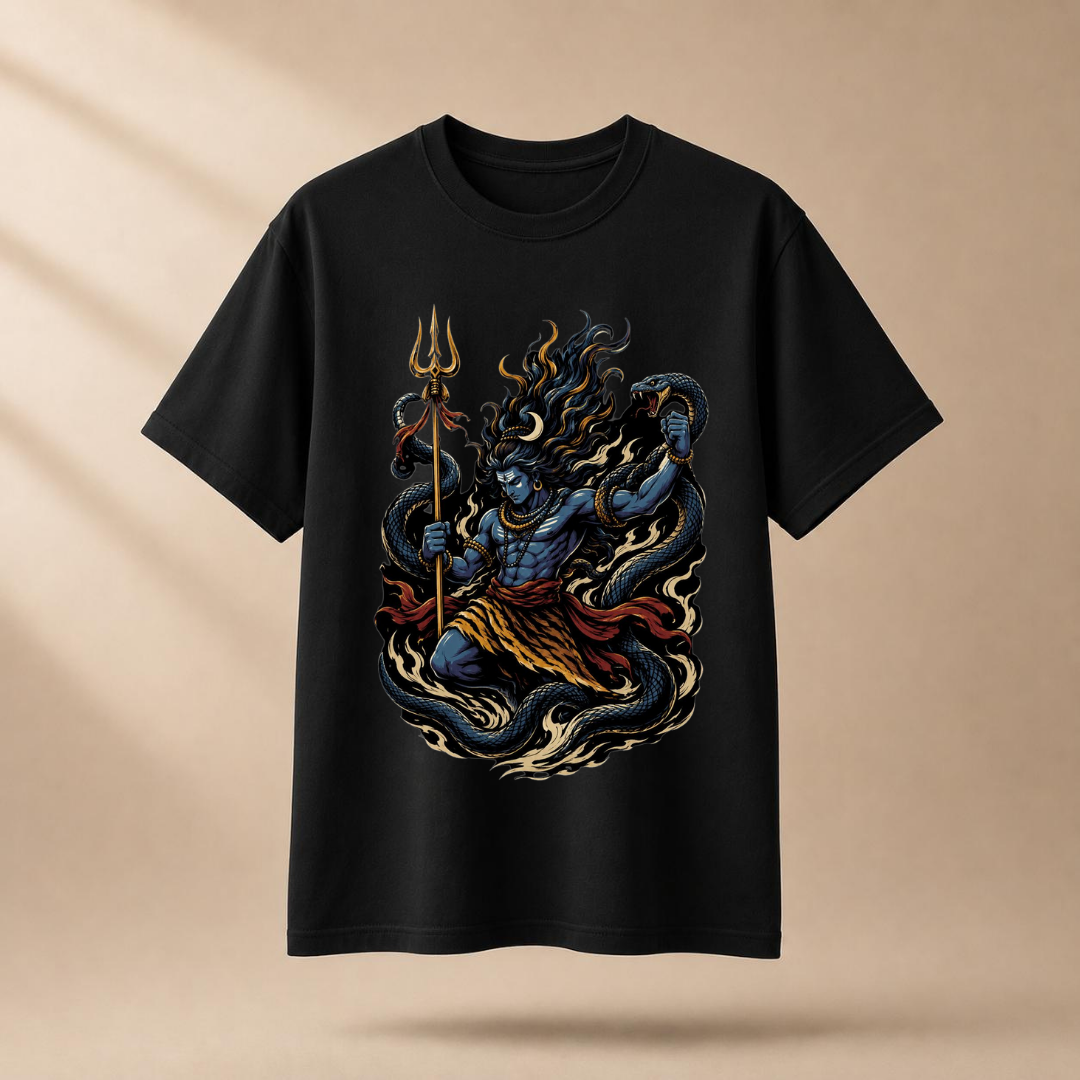 Mahadev Trishul T-Shirt