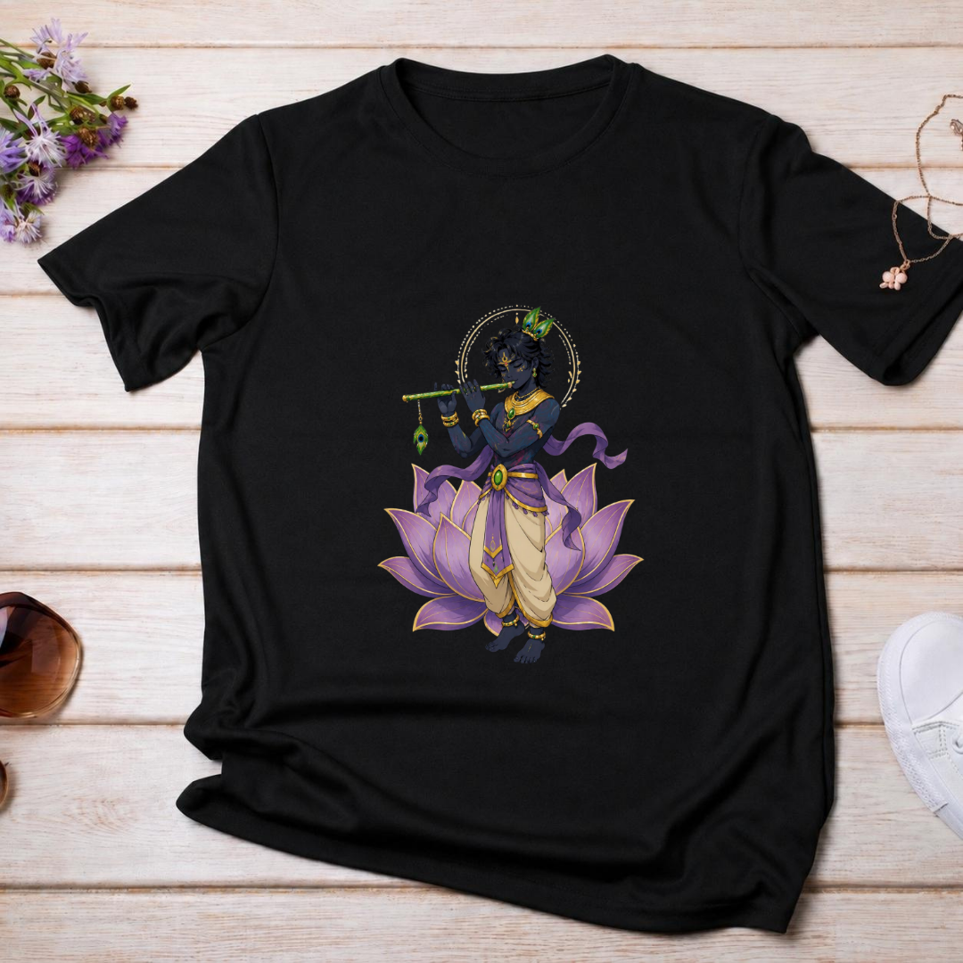 Lotus Krishna T-Shirt