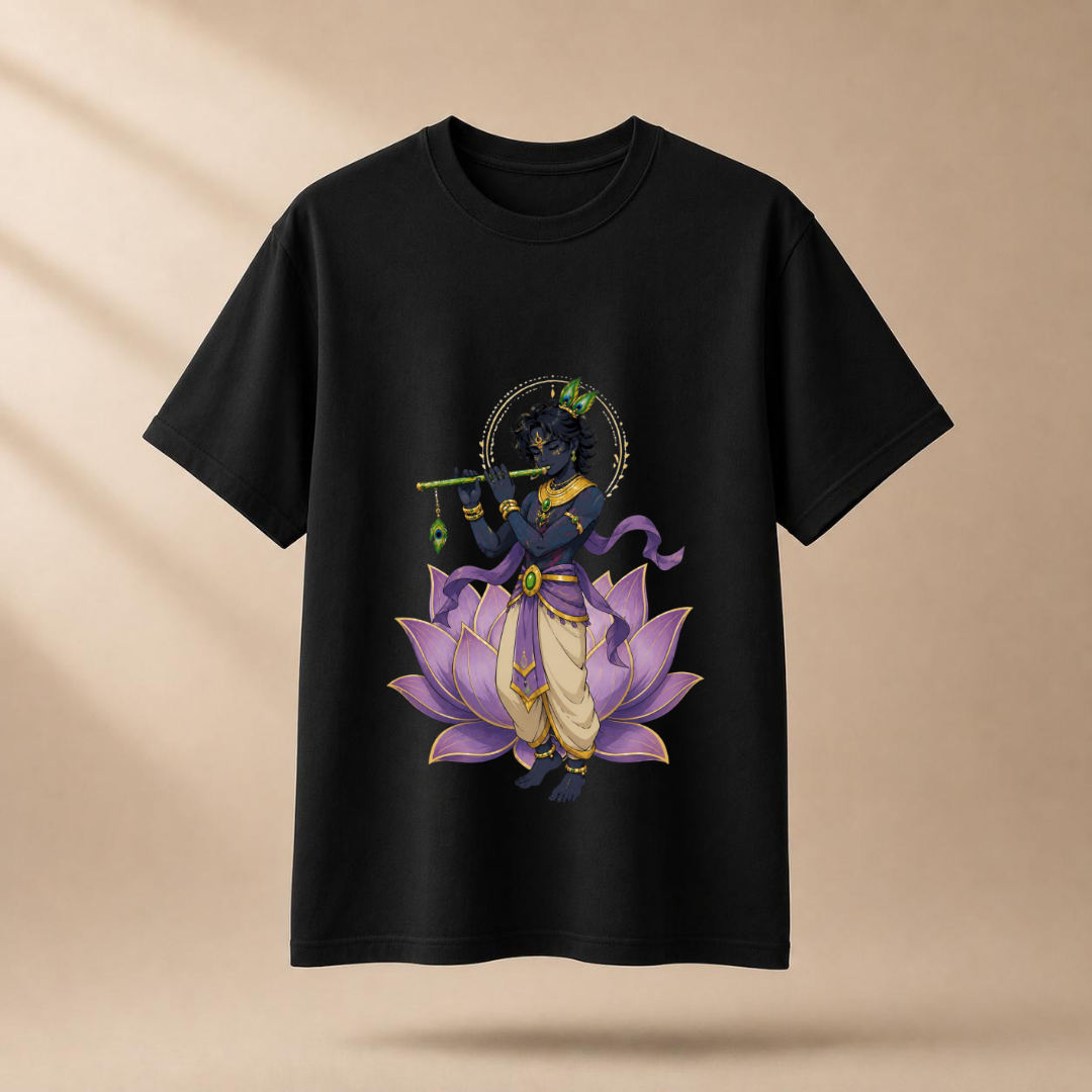 Lotus Krishna T-Shirt